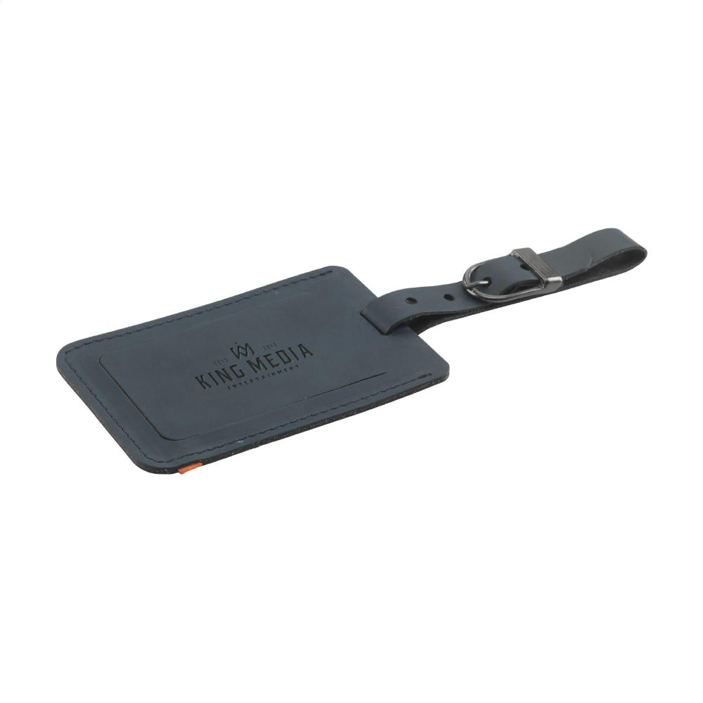 Product image Recycled Leather Luggage Tag Gepäckanhänger Werbeartikel