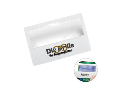 Lupe, rechteckig Werbeartikel