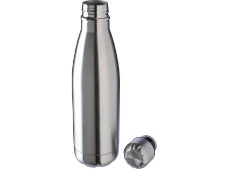 Einwandiger Edelstahlflasche aus recyceltem Stahl 650 ml Cliff Werbeartikel