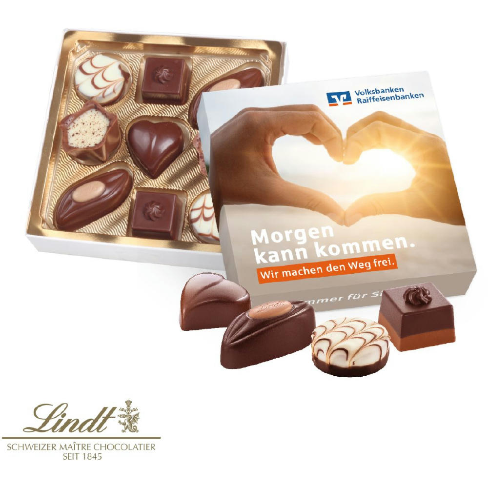 LINDT PRALINÉS „KLEINE KOSTBARKEITEN“ Werbeartikel