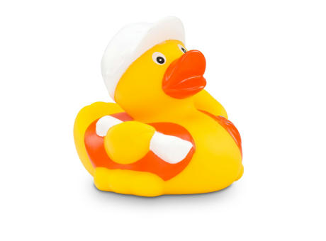 Werbeente Bob Bauleiter Werbeartikel