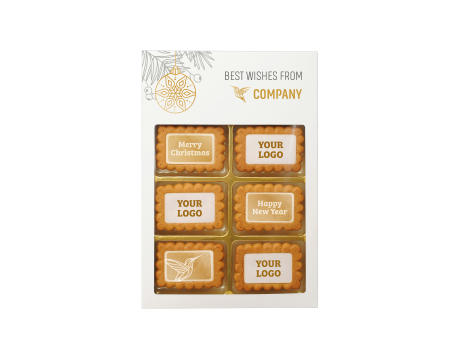 Product image 8 Kekse in einer Schachtel Werbeartikel