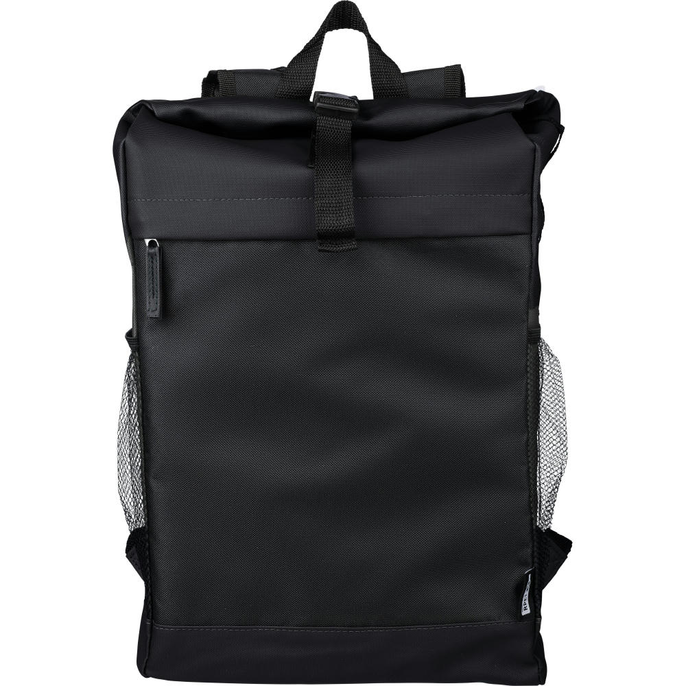 Product image rPET-Polyester (600D) Rolltop-Rucksack Yani Werbeartikel