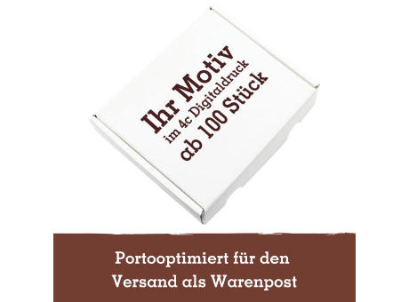 4 Premium Snacks im Geschenkkarton (versandfähig) Werbeartikel