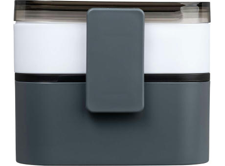 DUO Doppel- Lunchbox mit auslaufsicherem Deckel Werbeartikel