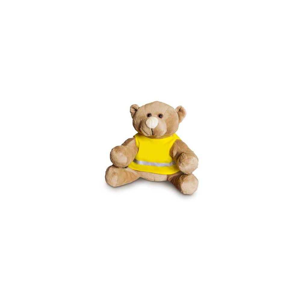 Product image Plüschbär PAUL mit Warnweste Werbeartikel