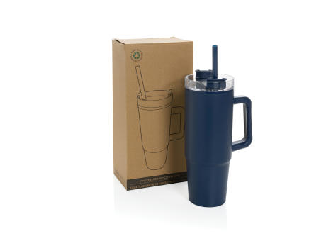 Tana Becher aus RCS recyceltem Kunststoff mit Griff 750ml bedrucken