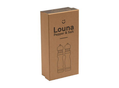Louna Pepper & Salt Classic Pfeffer- und Salzmühle Werbeartikel