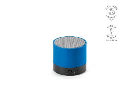 Product image Gauss Lautsprecher aus rABS, 300 mAh. 1,5 Std Spielzeit. 3 W Leistung Werbeartikel