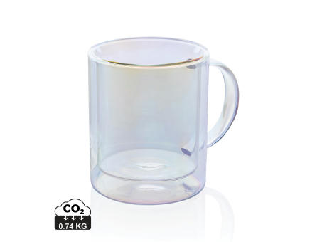 Product image Doppelwandiger Deluxe-Becher aus galvanisiertem Glas bedrucken