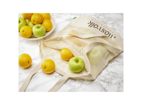 Natura Organic Mesh Shopper (180 g/m²) Einkaufstasche bedrucken