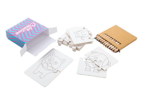 Individuelles Ausmalpuzzle Colozzy Werbeartikel
