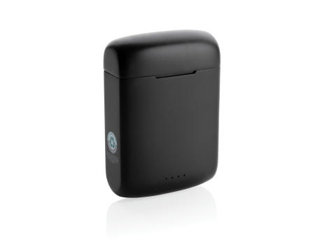 Skywave Solar-Kopfhörer aus RCS recyceltem Kunststoff Werbeartikel