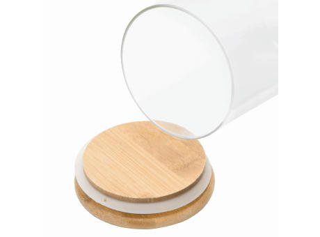 ECO STORAGE M - Glas-Vorratsdose, Füllmenge ca. 700 ml Werbeartikel