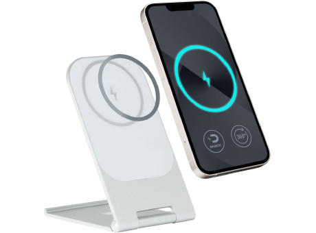 SLIM Smartphone Ladeständer mit Magsafe Technologie Werbeartikel