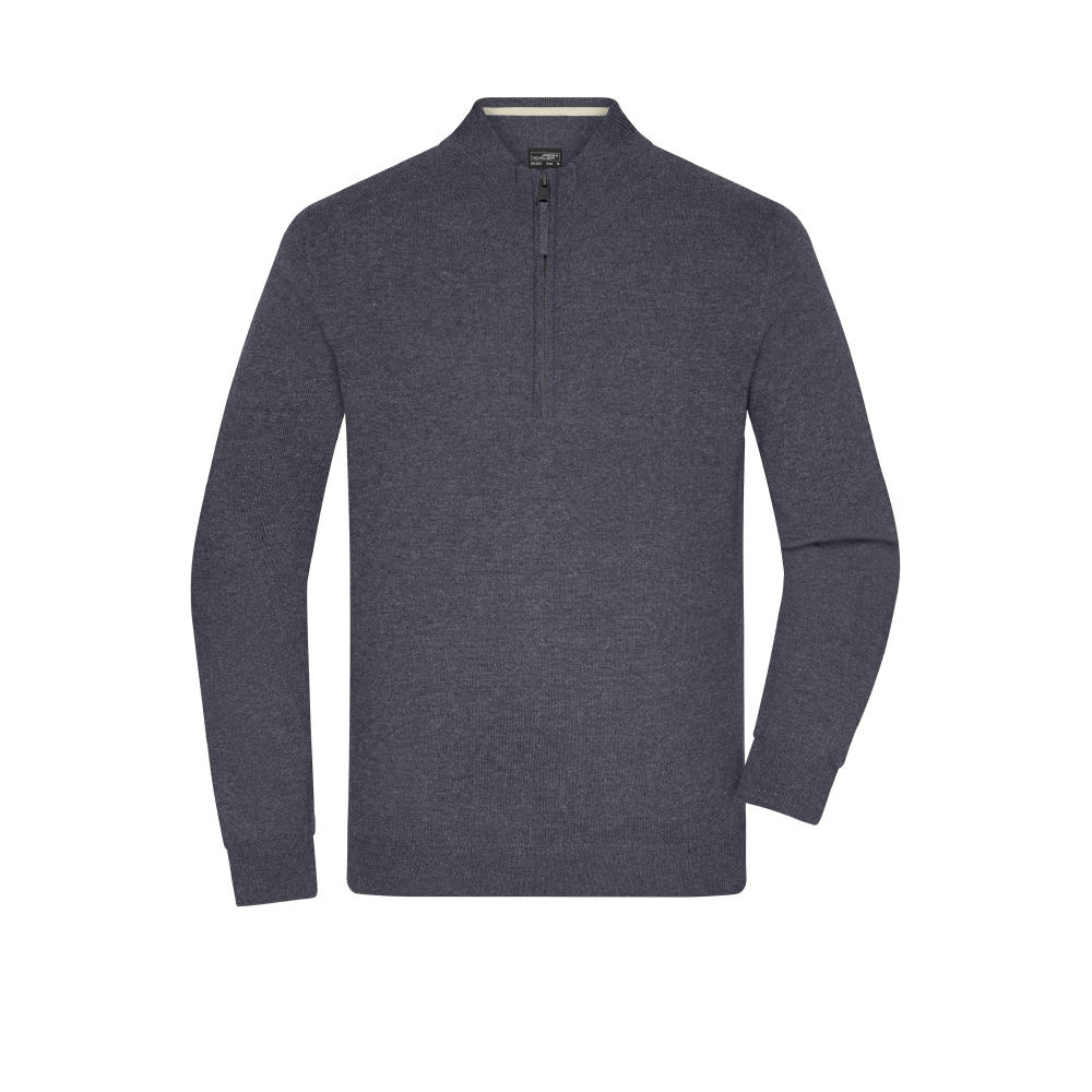 Product image Men's Half-Zip Troyer - Klassischer Troyer aus Baumwolle Werbeartikel