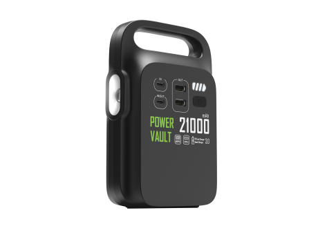 Power Vault 21.000mAh tragbare Powerstation aus RCS rPlastik bedrucken