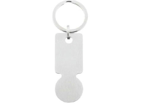 Product image Metmaxx® EK-Schlüsselanhänger "Style&Shop" silber Werbeartikel