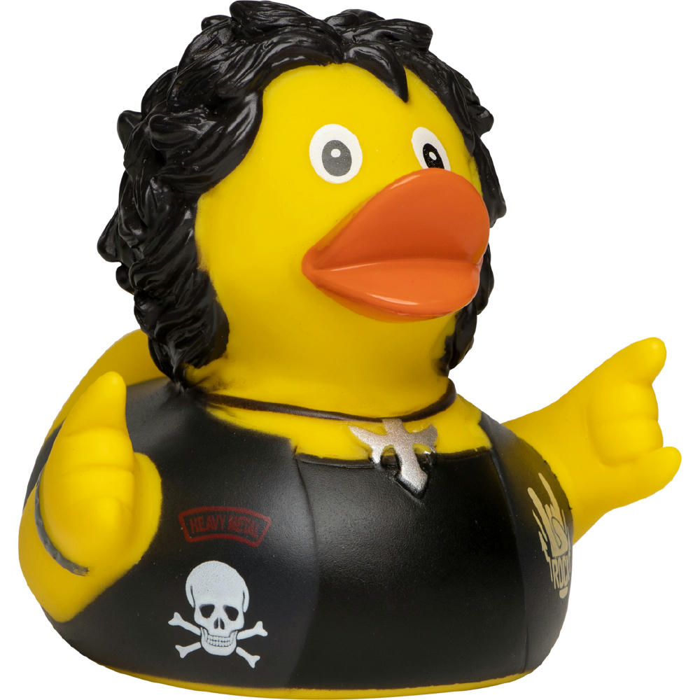 Product image Quietsche-Ente Heavy Metal Werbeartikel