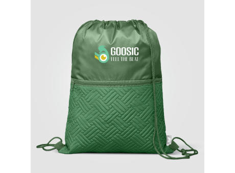 Sora Rucksack mit Kordelzug gesteppt aus recyceltem Material – 6 L Werbeartikel