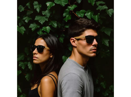 Justin RPC-Sonnenbrille mit Bambus UV400 bedrucken