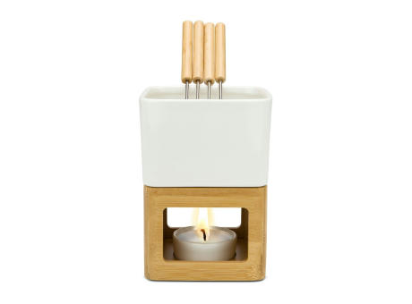 Geschenkset / Präsenteset: Schokofondue im Beutel bedrucken