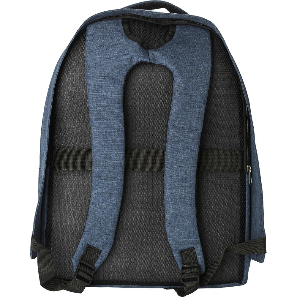Polyester rPET (600D) Rucksack Celeste Werbeartikel