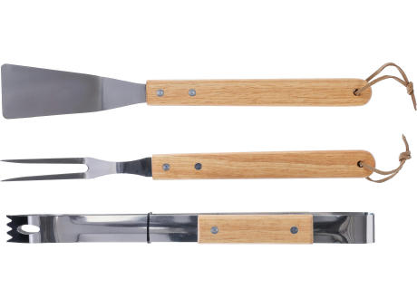 Grill-Set aus Edelstahl Kaitlyn Werbeartikel