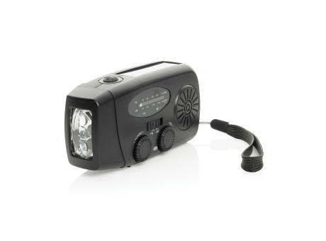 RescueWave Notfallradio aus RCS recyceltem Kunststoff Werbeartikel