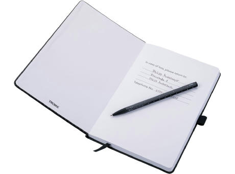 TROIKA Notizblock SLIMPAD A5 CARBON Werbeartikel