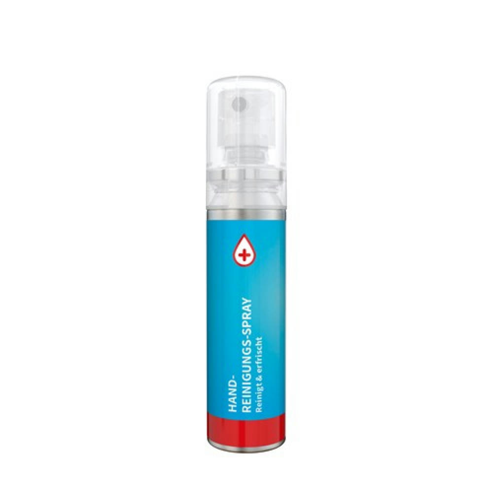 20 ml Pocket Spray - Handreinigungsspray (alk.) - Body Label Werbeartikel