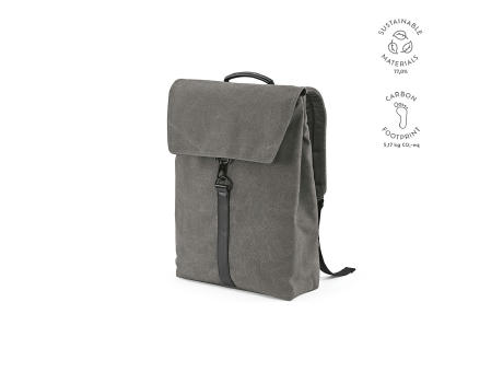 Product image Prague 25L Rucksack, recy.Baumwolle. Hakenverschluss. Laptops bis 17" bedrucken