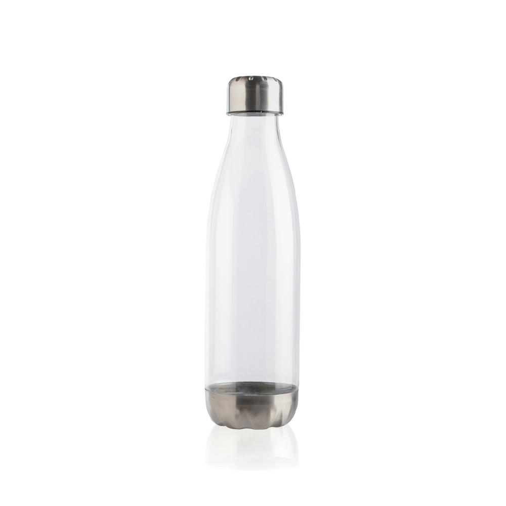 Auslaufsichere Trinkflasche mit Stainless-Steel-Deckel Werbeartikel