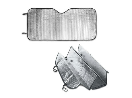 CRADLE. Sonnenschutz für Autos mit PE- und Aluminiumbeschichtung Werbeartikel