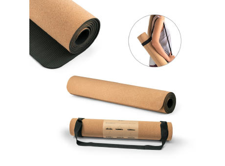 GERES. Yogamatte aus Kork und TPE. Bis zu 3.7 mm Werbeartikel