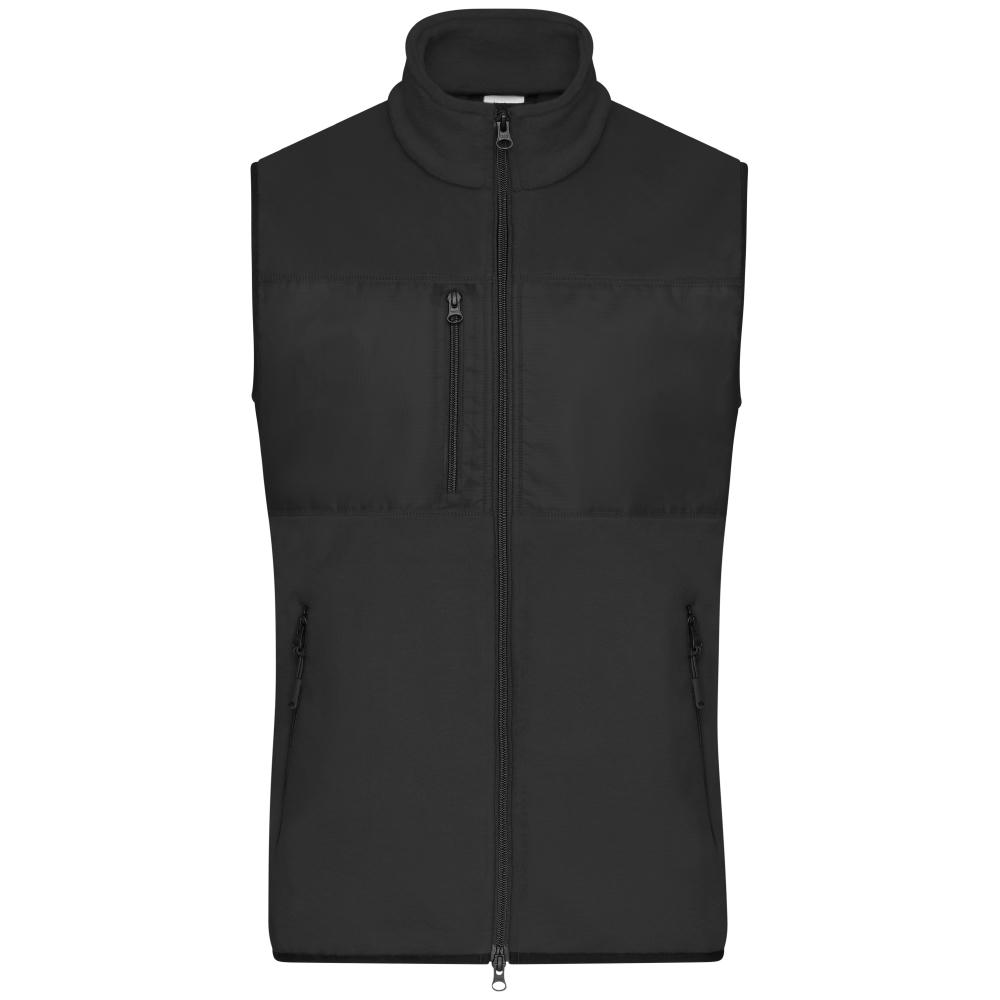 Men's Fleece Vest - Fleeceweste im Materialmix Werbeartikel
