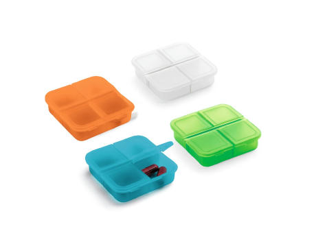 ROBERTS. Tablettenbox mit 4 Fächern bedrucken