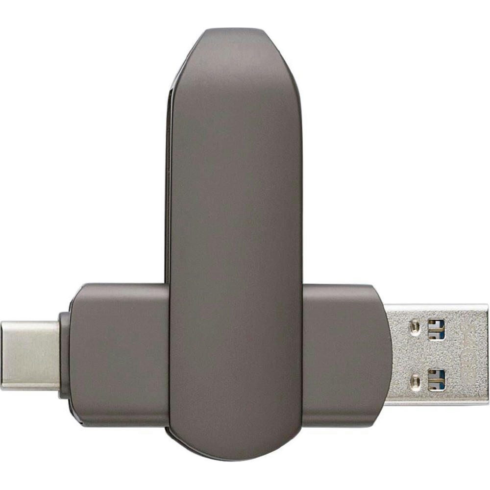 USB-Stick aus verzinkter Oberfläche Harlow Werbeartikel