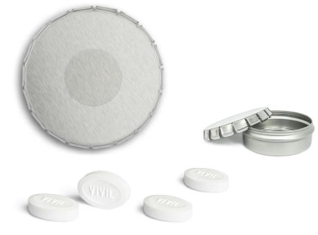 18 g - Vivil Extra Strong zuckerfrei - blank - ohne Druck