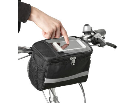 Fahrradlenker-Kühltasche aus Polyester Prisha bedrucken