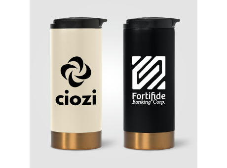 Astrid - 385 ml Edelstahl-Thermobecher - Doppelwandig Werbeartikel