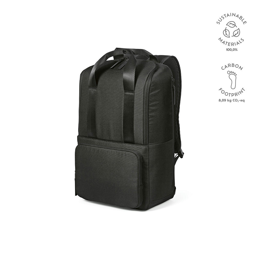Bucharest Laptop Rucksack 18L rPET 600D Werbeartikel
