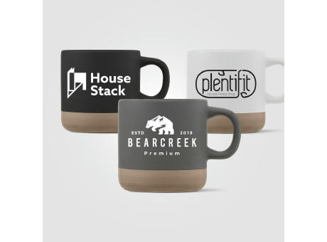 Product image Terra - 350 ml Keramiktasse mit Tonbasis bedrucken