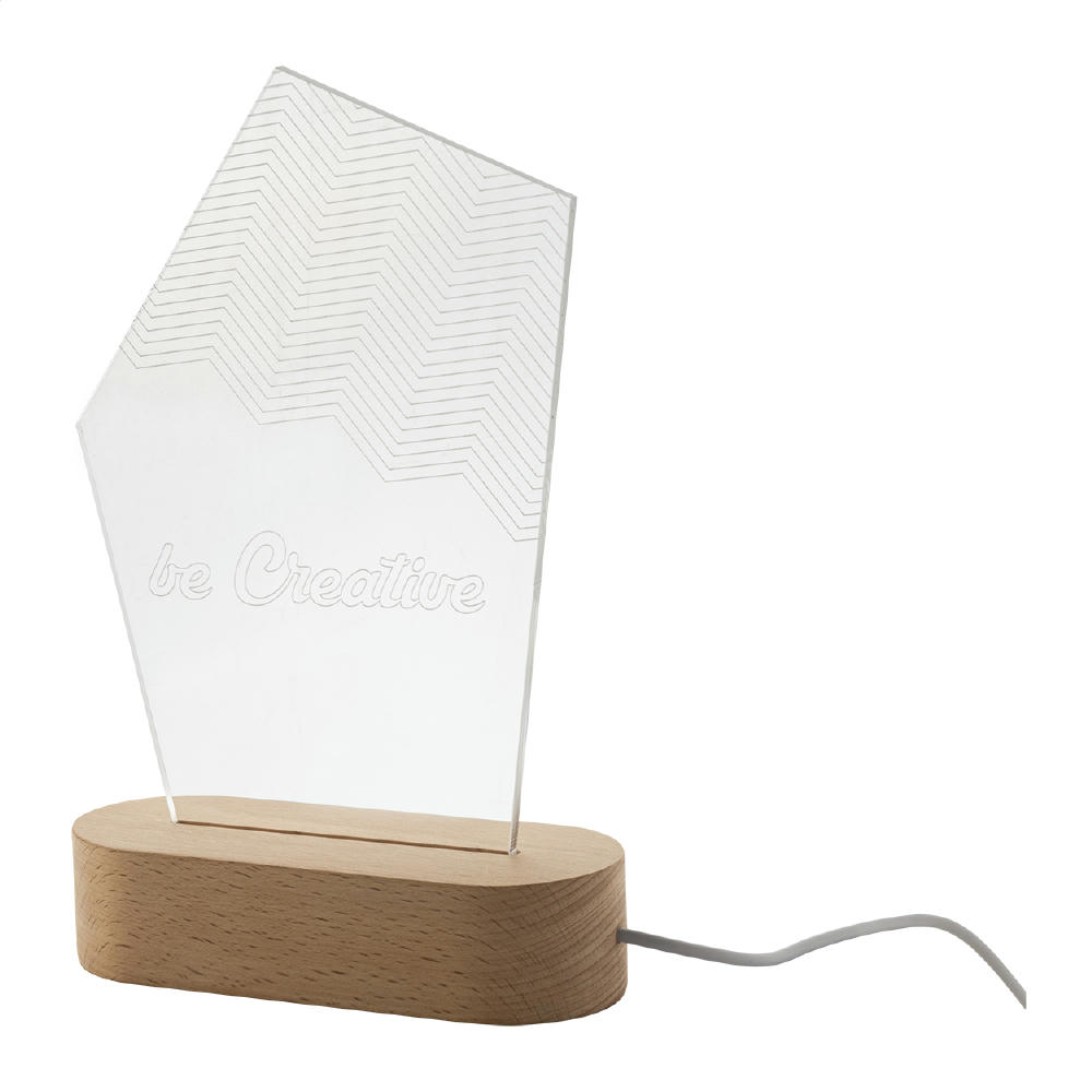 Product image LED-Trophäe Woodify Werbeartikel