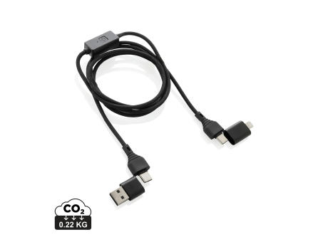 Datalock RCS recyceltes 60W Hacking-Schutzkabel Werbeartikel