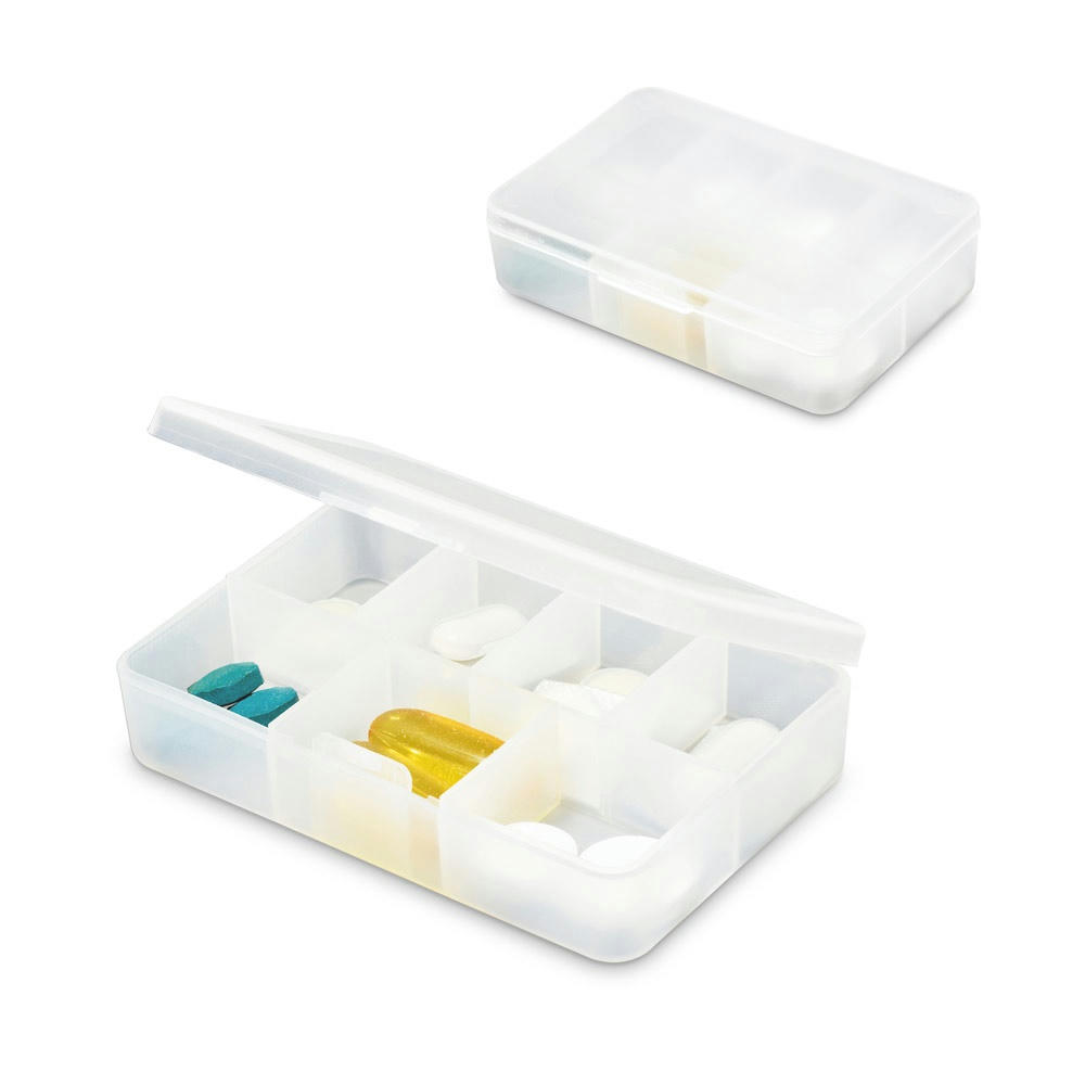 Product image JIMMY. Tablettenbox mit 7 Fächern Werbeartikel