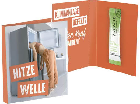 Product image Werbekarte Midi Aqtiwell® Werbeartikel