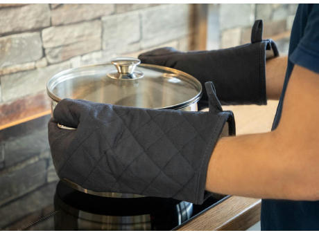 Ofenhandschuh "Heat resistant", 2er Set bedrucken
