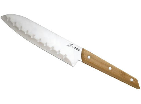 Santoku Messer 'Alta', Bambus Werbeartikel