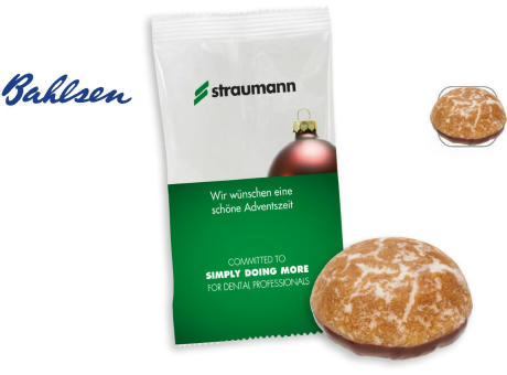 Bahlsen Lebkuchen Mini Contessa Werbetüte,   1 Stück, Inhalt: Bahlsen Lebkuchen Mini Contessa bedrucken